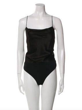 Alice + Olivia Black Bodysuit – Size M